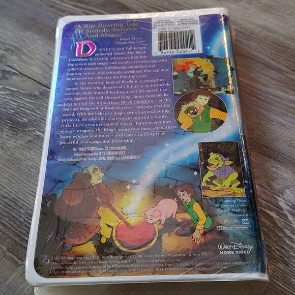 NEW Disney Masterpiece The Black Cauldron VHS 1998 SEALED RARE Vintage - Picture 2 of 6